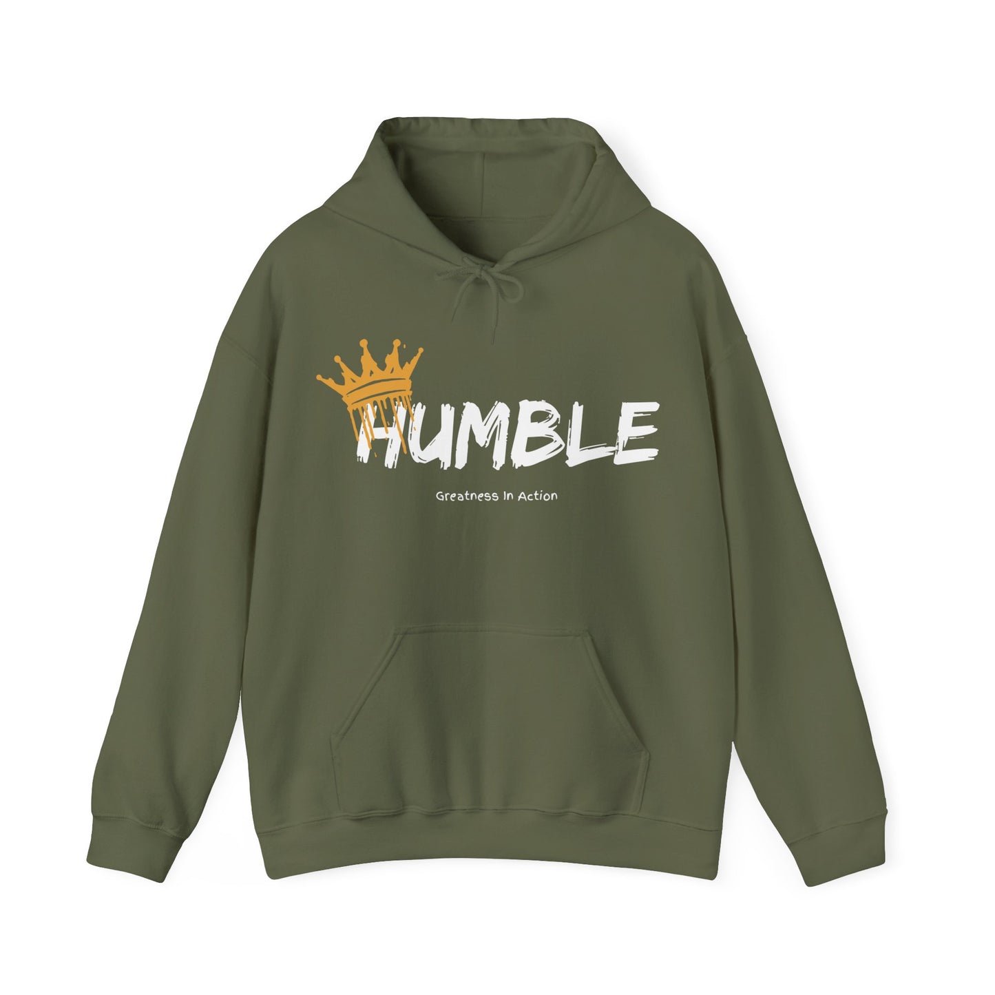 Humble King Hoodie - Unisex Heavy Blend™ Sweatshirt for Inspiration and Motivation