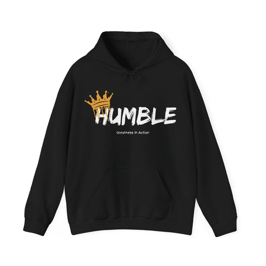 Humble King Hoodie - Unisex Heavy Blend™ Sweatshirt for Inspiration and Motivation