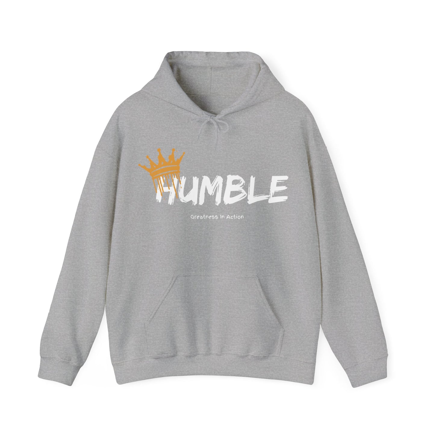 Humble King Hoodie - Unisex Heavy Blend™ Sweatshirt for Inspiration and Motivation